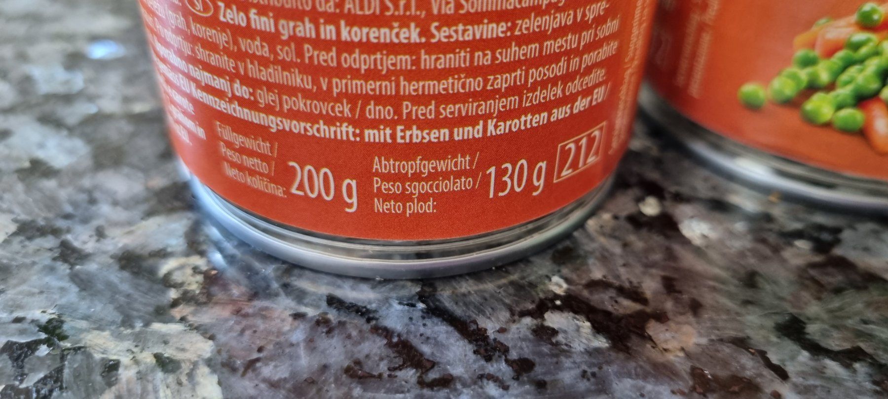 Cibi & Specialità: Erbsen mit Karotten 200g 2 Dosen neu – Nuovo (secondo la descrizione) da egliswil venduto da Maggy6 1