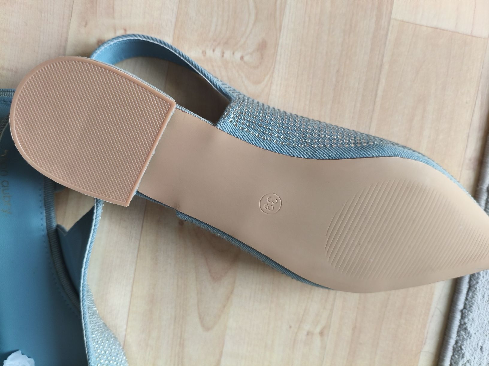 Scarpe da donna: Jeans Slingpumps mit Strass, Grösse 39, neu – Nuovo e nell'imballaggio originale da Rieden AG venduto da juliarieden 3