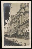 Luzern, Hotel National mit Strassenparti