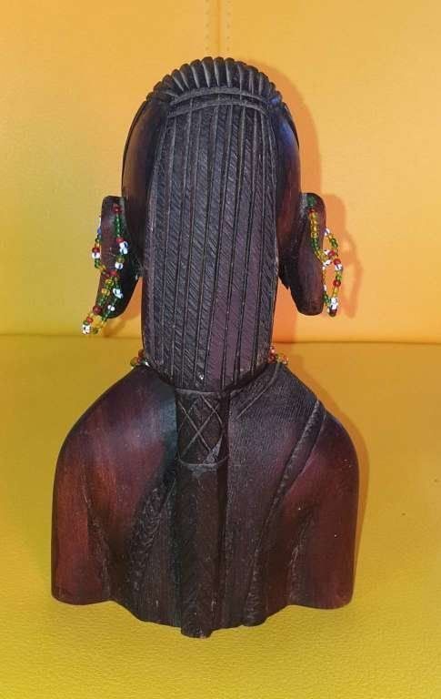 Statuette: Duo Buste couple Massaï – Usato da Vauderens venduto da sylvieswiss 7