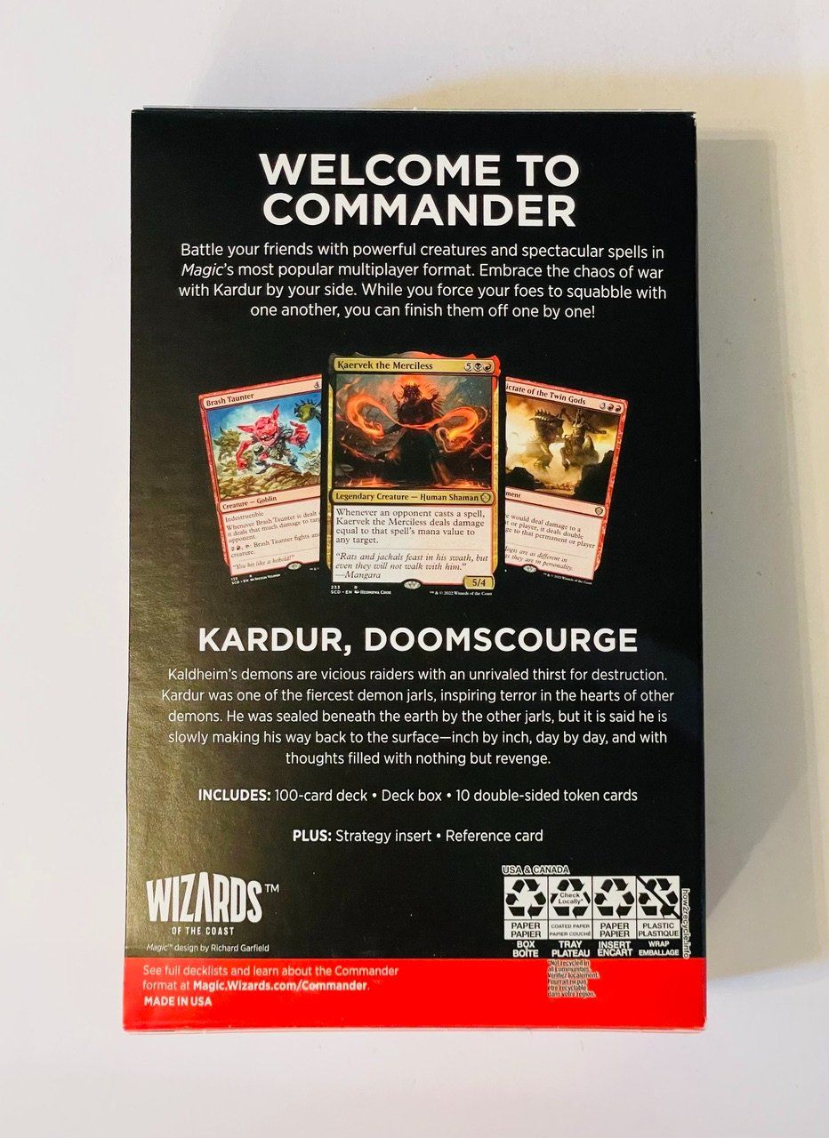 Magic The Gathering Sammelbilder & Trading cards: Magic the Gathering Chaos Incarnate Starter Commander Deck – Neu (gemäss Beschreibung) aus Duggingen von nad_6yzh 1