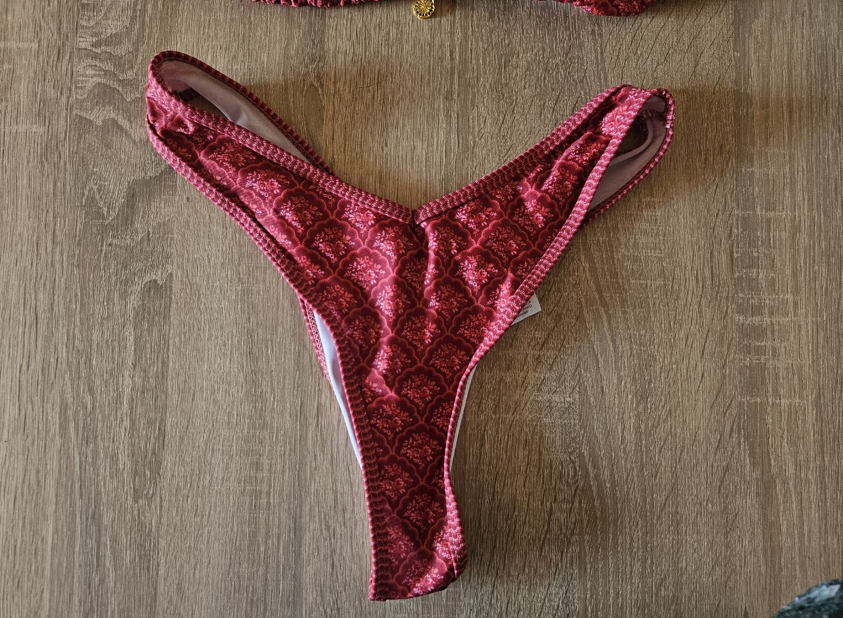 Shein Costumi da bagno & Bikini: Bikini von Shein rot mit Muster - Grösse M – Nuovo (secondo la descrizione) da Ebikon venduto da SecondChance_byM 2