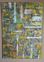 Gemälde " Lichtgitter" handmade 50×70
