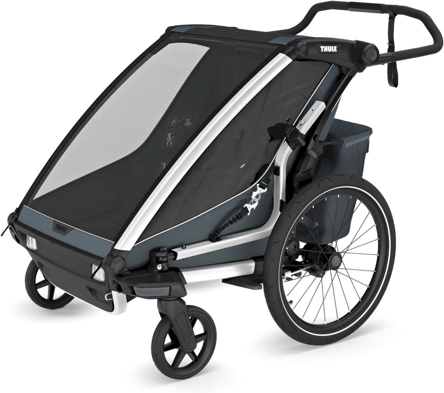 Thule Remorques: Thule Chariot Cross 2 double – Neuf avec emballage d'origine à Bottighofen par zaap 2