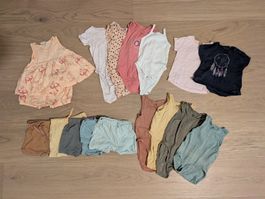 Baby Sommerkleidung Set gemischt Grösse 74/80