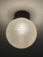 3 Kugel-Deckenlampe + 2 Wandlampe (Durchmesser ca. 25 cm)