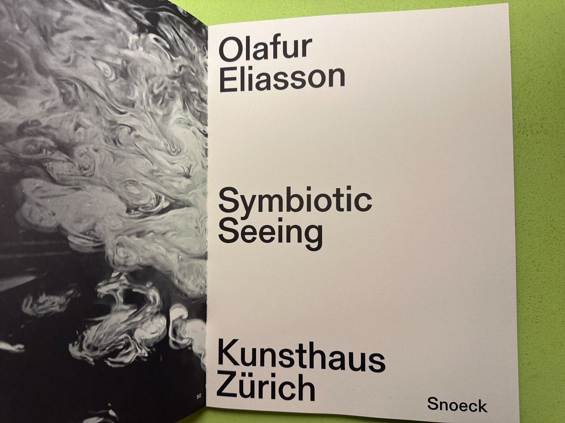 Libri: Olafur Eliasson: Symbiotic Seeing. – Usato da Zürich venduto da allp 4