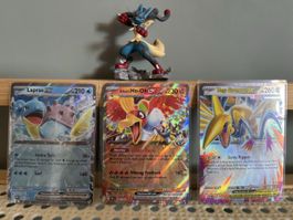 Pokémon ex Karten Set Lapras Ho-Oh Mega Skarmory  Set of 3 