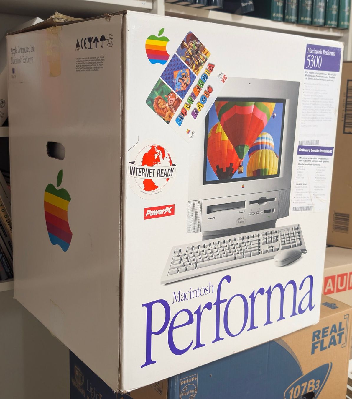 Apple PC: Apple Macintosh Performa 5300 – Originalkarton (LEER!) – Usato da Zürich venduto da 1.Simon 1