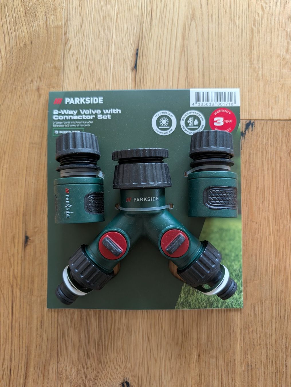 Armaturen: Parkside 2-fach Ventil mit Anschlüssen – Gebraucht aus Interlaken von dmncmg