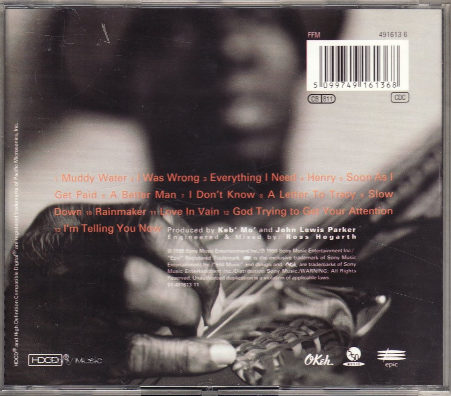 CD: Keb' Mo' – Slow Down – Nuovo (secondo la descrizione) da Boussens venduto da catfood01 1