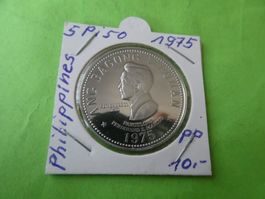 Philippinen 1975, 5 Piso  Sondermünze PP