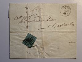 Italien Kirchenstaat 1857, Gestempelt Bologna