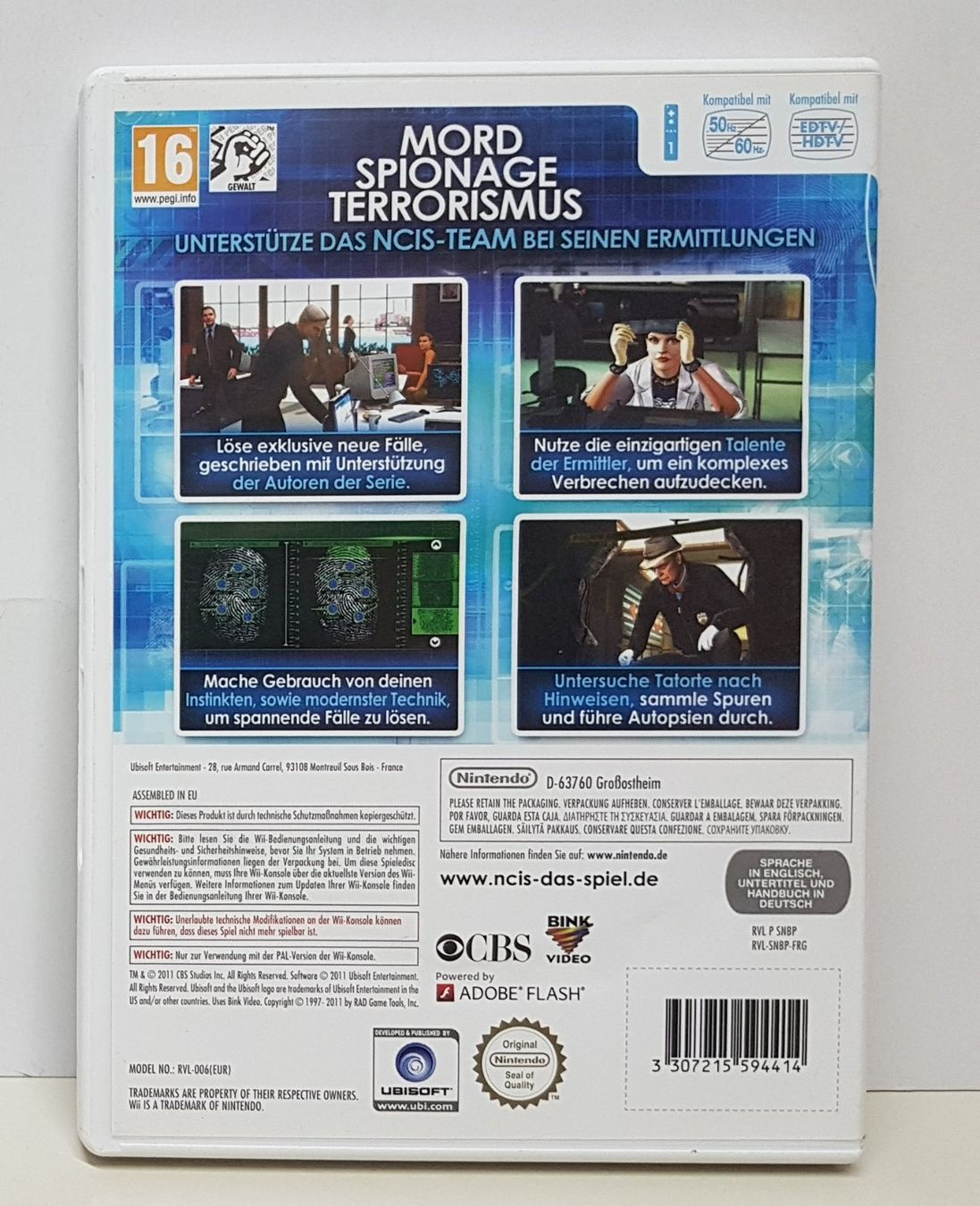 Nintendo Giochi: NCIS Mord Spionage Terrorismus Wii – Usato da Schüpfheim venduto da Games_Spielkonsolen 3