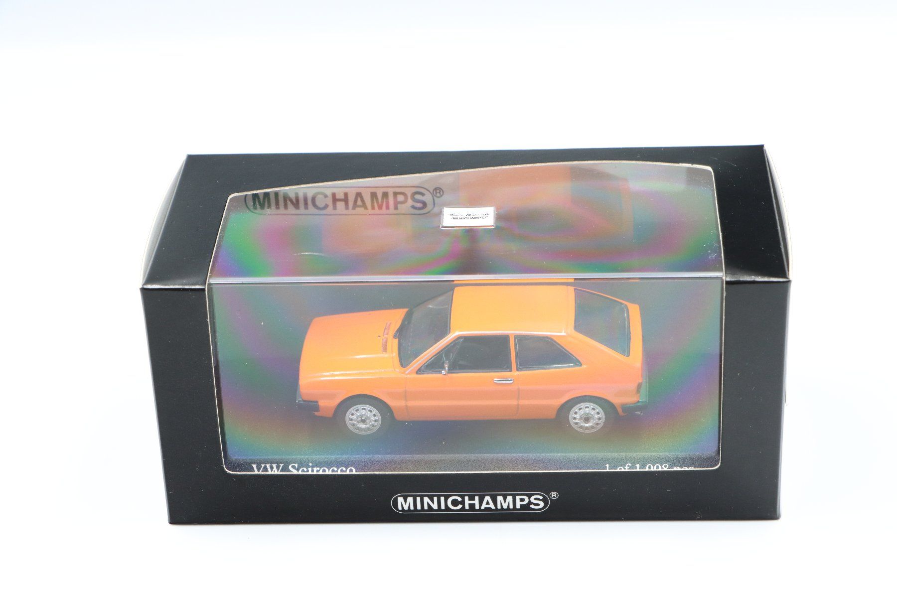 Volkswagen Modellini d'auto: VW Scirocco 1974 1:43 Minichamps – Nuovo e nell'imballaggio originale da Bühl b.Aarberg venduto da modelldiecast 1