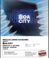 2 OA CITY Festival Tickets Armin van Buuren 11.07.2026