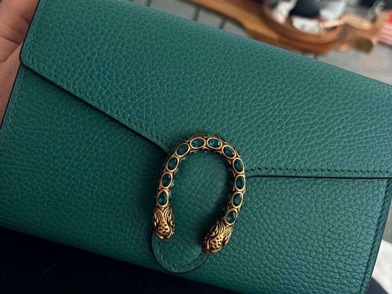Borse da donna: Gucci Dionysus green bag from Farfetch – Nuovo e nell'imballaggio originale da Frauenfeld venduto da Vanityroom