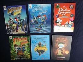 Bücher-Set für Kinder: WWF, Disney, Sammelalben -Top!