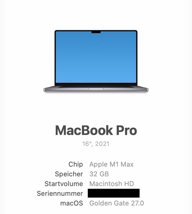 Apple Notebooks: MacBook Pro 16" M1 Max 10 Core CPU 32 Core GPU – Gebraucht aus Zürich von patwalzer007 9