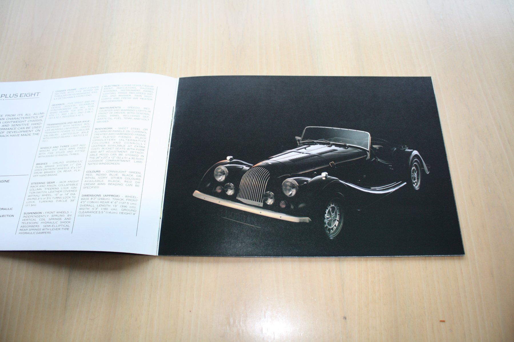 Documents: Morgan 4/4 und Plus 8 Prospekt 1990 – D'occasion à Wikon par erwin400 2