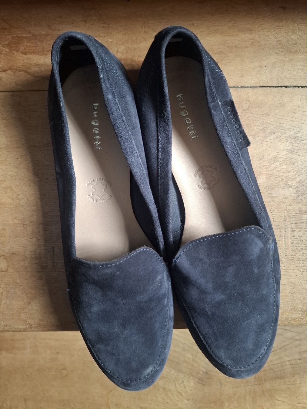 Damenschuhe: Bugatti Loafers, dunkelblau, 38 – Gebraucht aus Winterthur von bohne3000 3