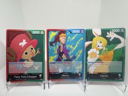 One Piece TCG OP08 Komplette Leader-Karten V1