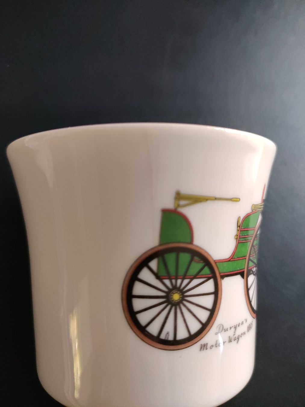 Tassen: Mitterteich Kaffeetassen - Set 9 Stk - Auto-Motiv/Oldtimer – Gebraucht aus Wiesendangen von s_er 6