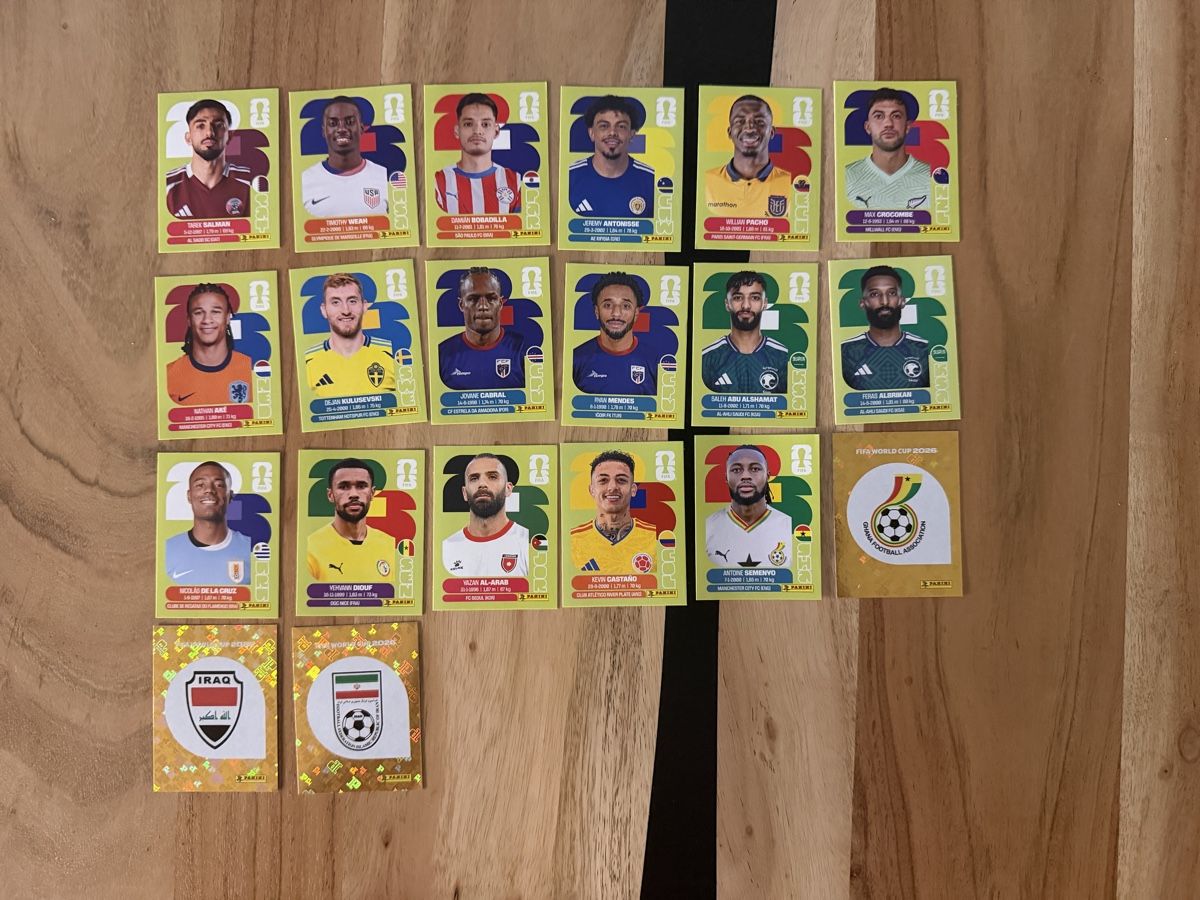 Panini Carte collezionabili: Panini WM 2026 diverse Sticker – Nuovo (secondo la descrizione) da St. Gallen venduto da wastmo