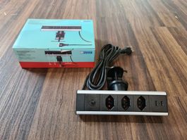 Steffen Steckdosenleiste Tischmontage 3xT13+2xUSB ab 1.-