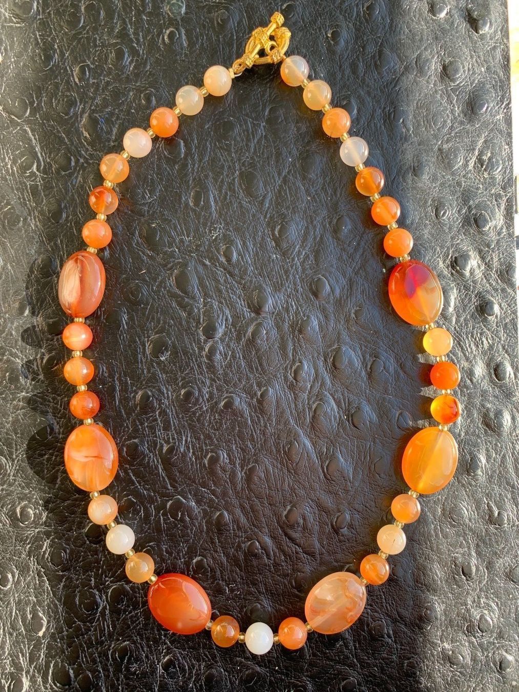 Catenine: Kette mit Karneol – Nuovo (secondo la descrizione) da Birsfelden venduto da Exclusivity