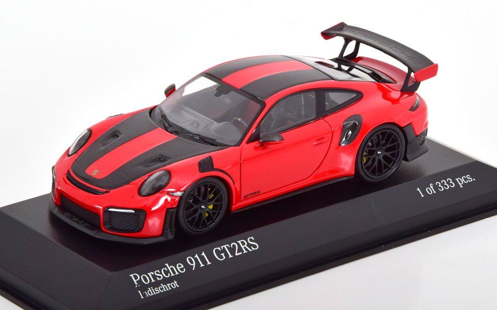 Porsche 911 GT2 RS schwarzen Felgen 2018 rot 1/43 PMA NEU | Kaufen