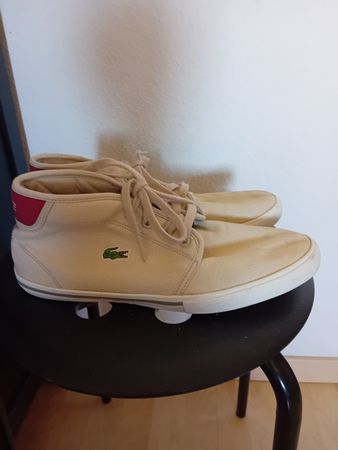 Lacoste Sneakers, Beige, Leicht gebraucht, Gr 39