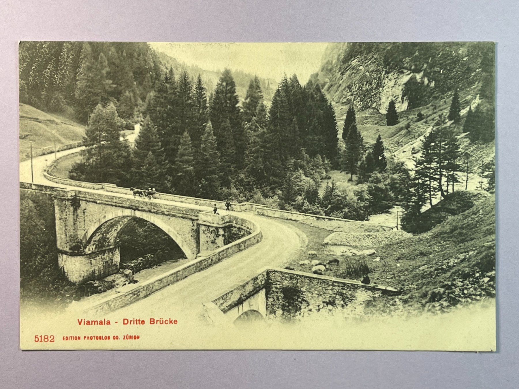 Cartoline postali: Viamala - Dritte Brücke – Usato da Steg VS venduto da _vinci_