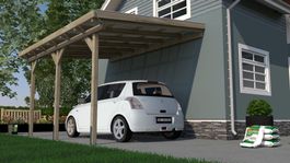 Weka Anlehn-Carport Nr. 671.3040.00.00