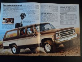 Prospekt Chevrolet Suburban 1979 Trucks