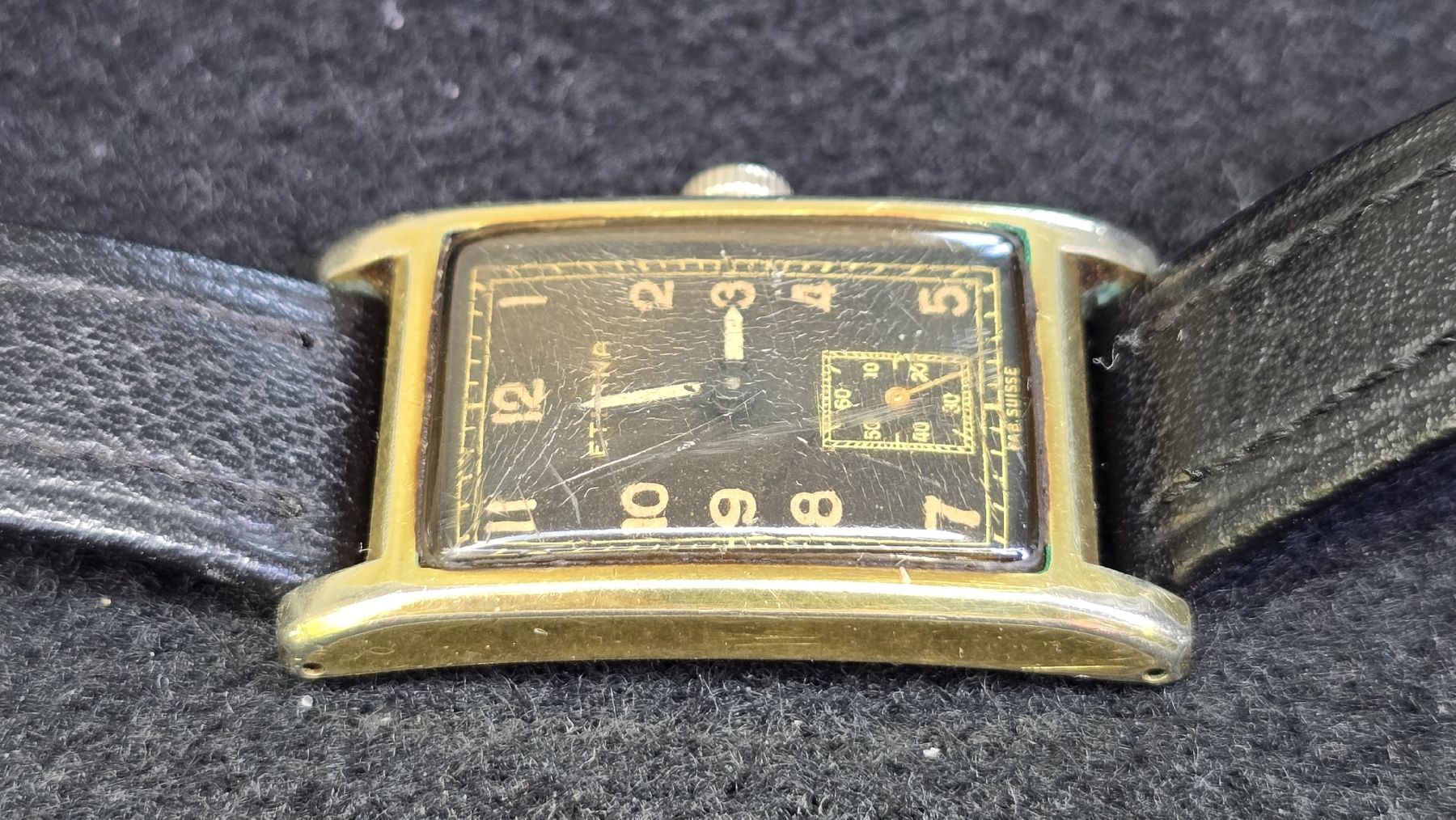 Eterna Orologi: Eterna Tank mecanic - année 40" - 22×31mm – Usato da Cressier NE venduto da Oldwatch94 4