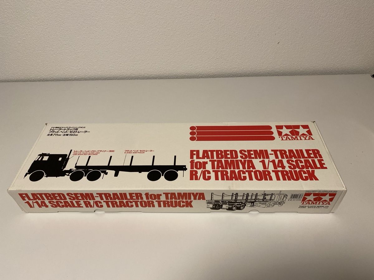 RC Modellbau: RC Tamiya Flatbed - Semi Trailer - Neu – Neu und originalverpackt aus Rikon im Tösstal von Kurt_Goes_Classic