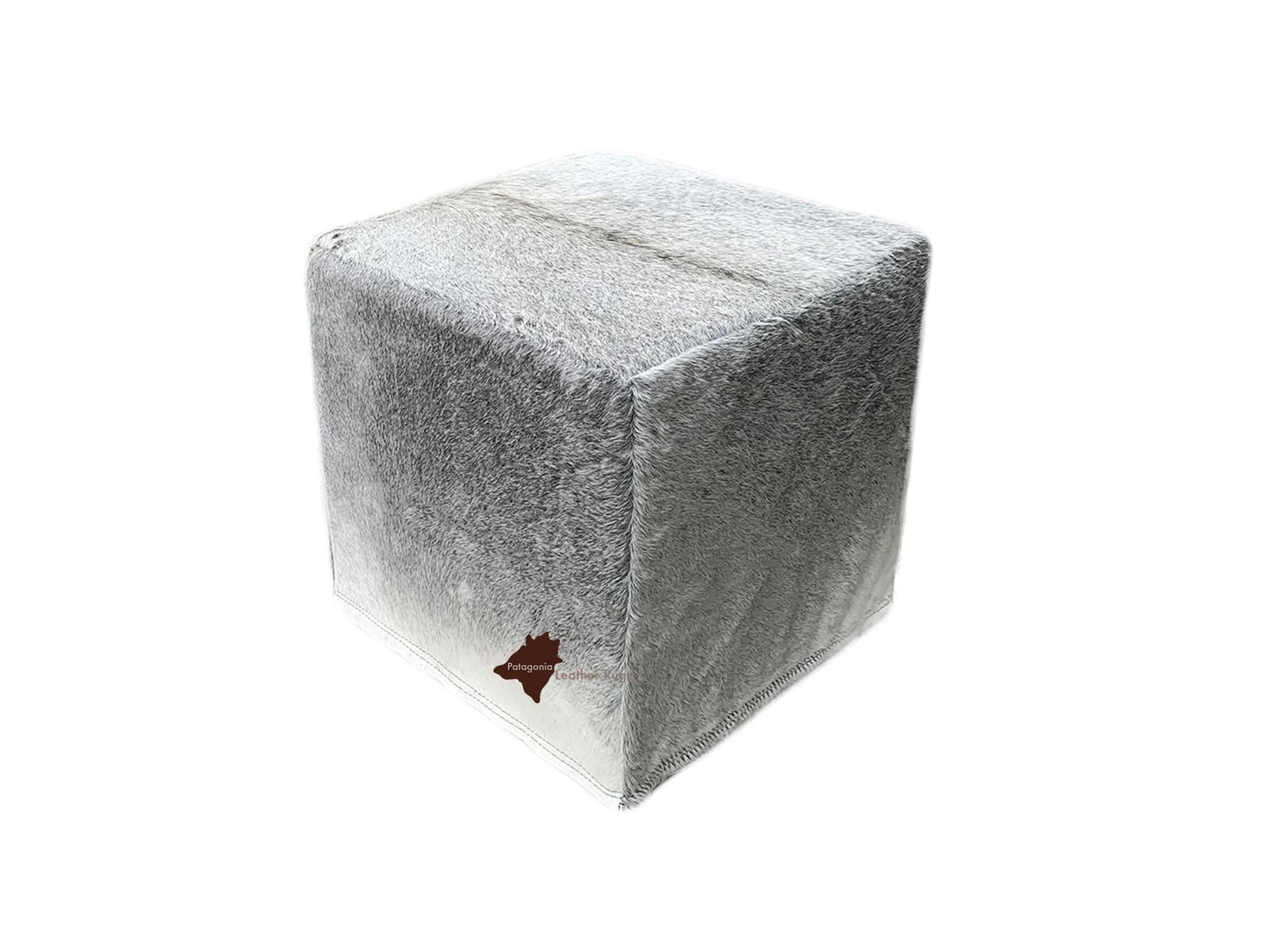 Sgabelli: Kuhfell Hocker Grey – Nuovo e nell'imballaggio originale da Arbedo venduto da patagonialeatherrugs 2