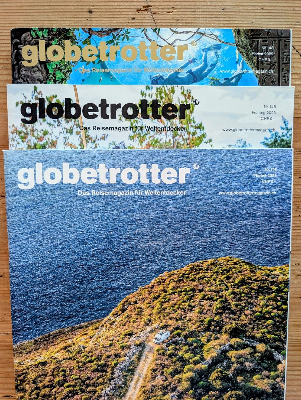 Riviste & Magazine: Globeteotter Magazine im 3er Pack – Usato da Basel venduto da coreng 4