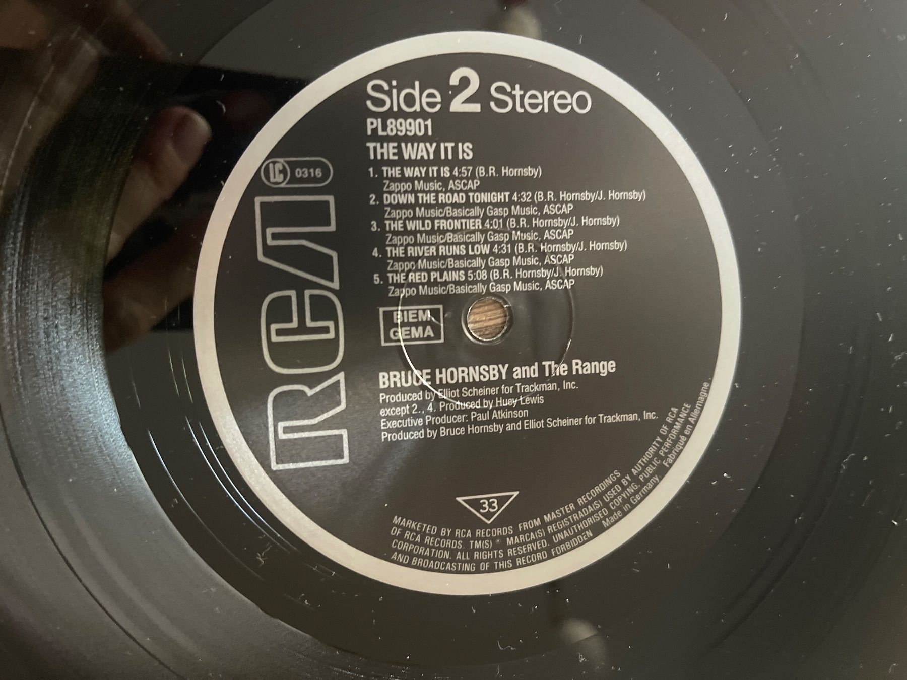 Schallplatten: A401/Bruce Hornsby - The Way It Is – Gebraucht aus Frutigen von Philippe_jsp 2