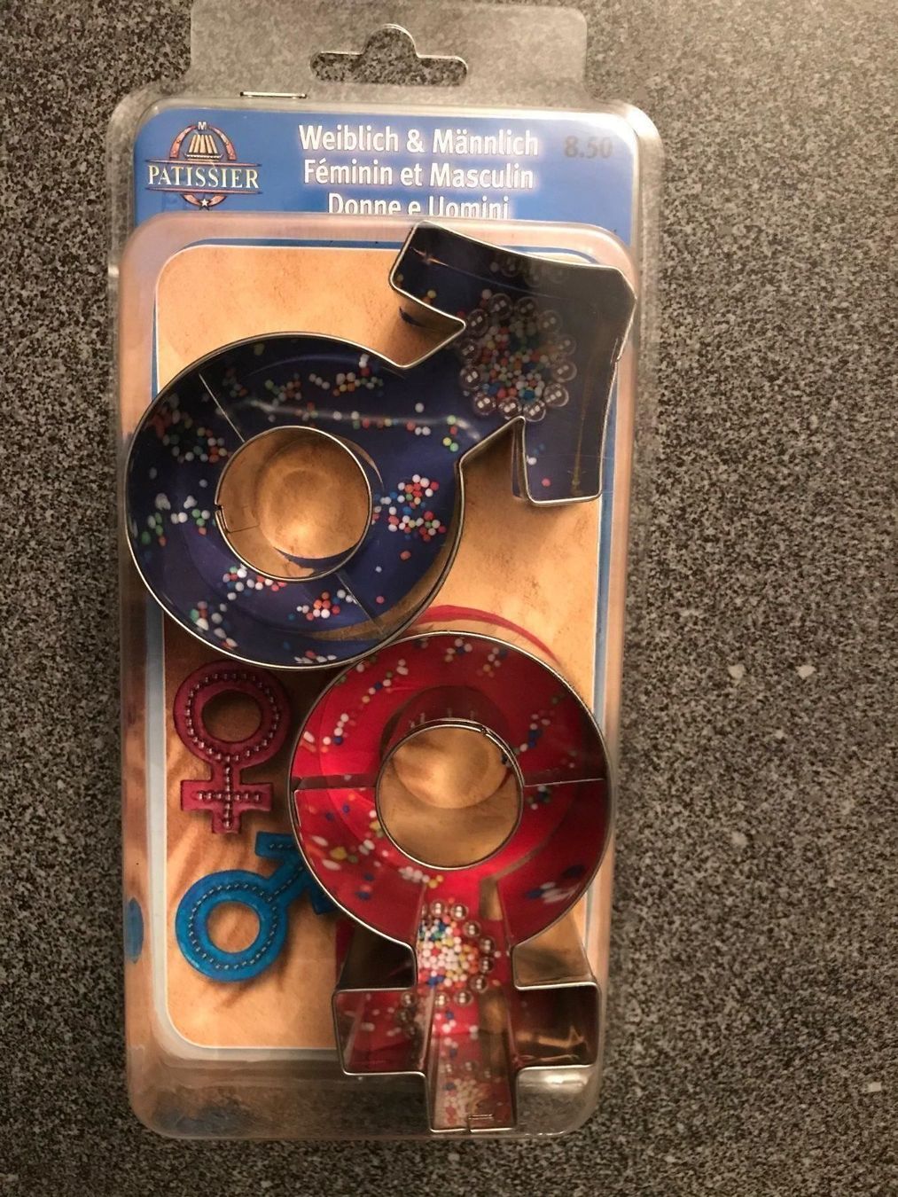 Migros Teglie da forno: 2 Ausstechformen: männlich und weiblich – Nuovo e nell'imballaggio originale da Hünenberg See venduto da spartakus02