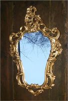 Sehr dekorative exquisite Wandspiegel goldig  NEU