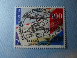 2016 Sondermarke Aerophilatelie 1609 ET Vollstempel