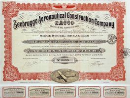 Zeebrugge Aeronautical Construction Co, Bruxelles - 1926