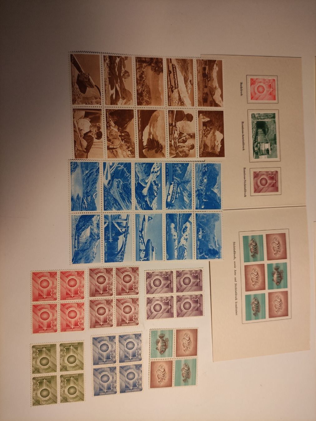 Alle Briefmarken: Versuchsdrucke – Gebraucht aus St. Gallen von Pintador 1