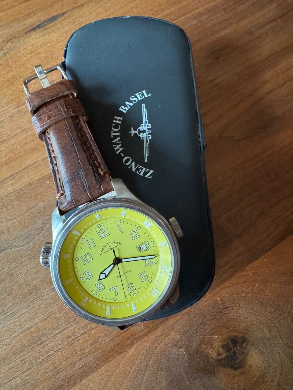 Orologi: Ältere Pilotenuhr, Zeno Watch Fellow Oversized, Automatic – Usato da Rünenberg venduto da Kopflaus81