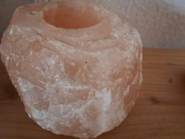 2 Rosenquarz Teelicht