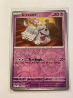 Pokemon Greavard 100/197 Reverse Holo Obsidian Flames EN