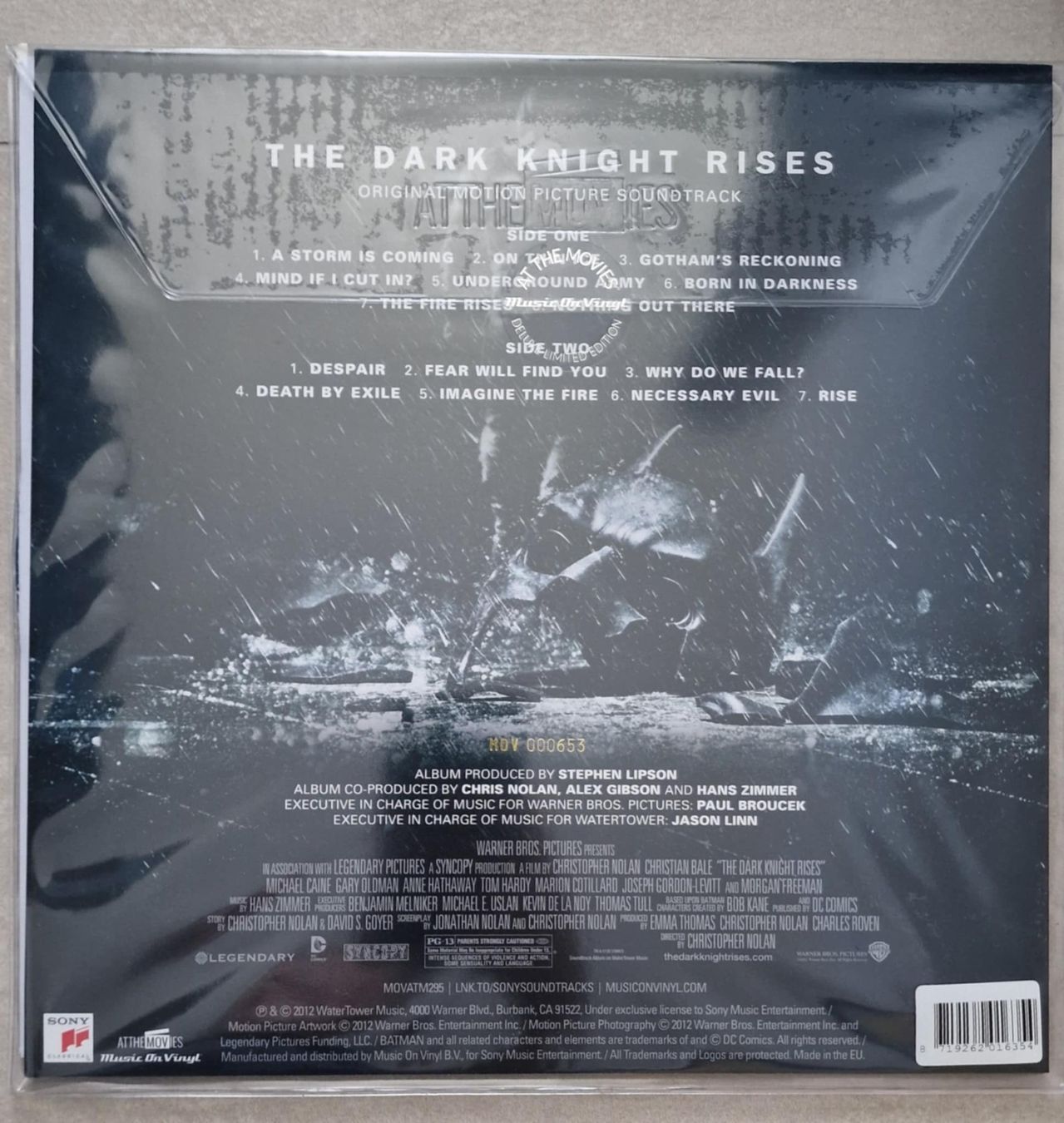 Dischi in vinile: BATMAN - Vinyle Dark Knight Rises - Édition numérotée neuf – Nuovo e nell'imballaggio originale da Lausanne venduto da ben_tw8x 1