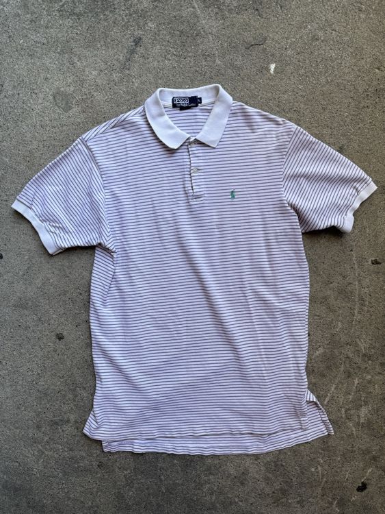 Polo Ralph Lauren Bleu Blanc Rayé - Taille XL | Kaufen auf